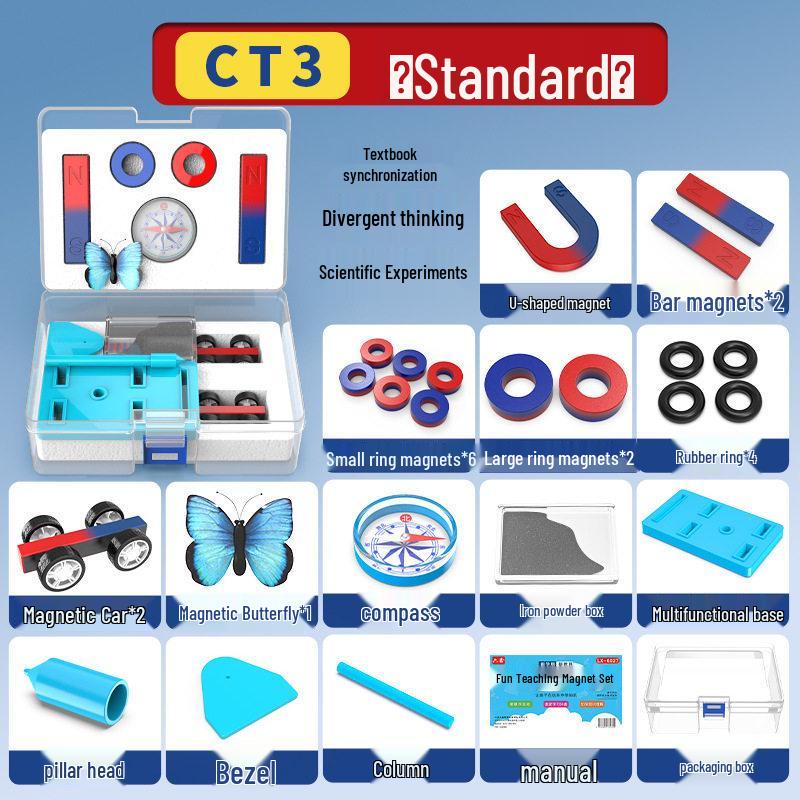 Grade 2 Science Magnet Set: Teaching Tools for Experiments & Learning