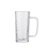 1Pcs Ins Square Transparent Glass Cup Heat Resistant Ergonomic Handle Water Cup Juice Glass For Home Bar Drinkware