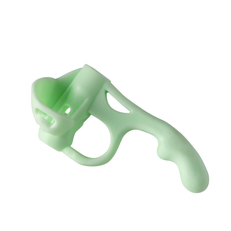 

1 Pc Children Pencil Holder Correction Writing Hold Pen Grip Posture Tool Silicone writing posturecorrector Stationery зелений
