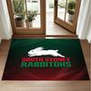 South Sydney Rabbitohs Design Crystal Velvet Rug Soft Decorative Mat for Bedroom Entrance