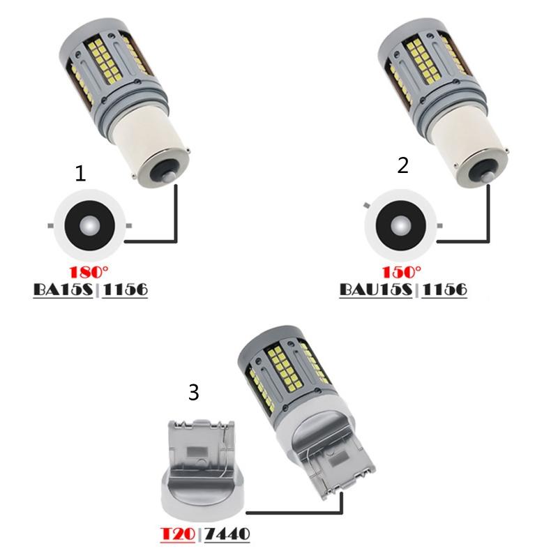 2Pcs Automotive Headlamp Indicator Light LED Bulb 84SMD 6000K Car Fog Light Bulb Automotive Light Bulbs