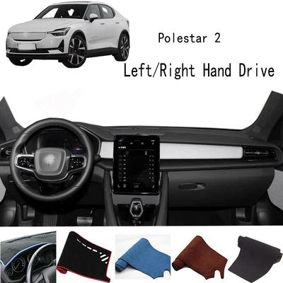 For Polestar 2 Dashmat Anti-Slip Dash Mat Dashboard Cover Instrument Panel Sunscreen Pad Ornaments