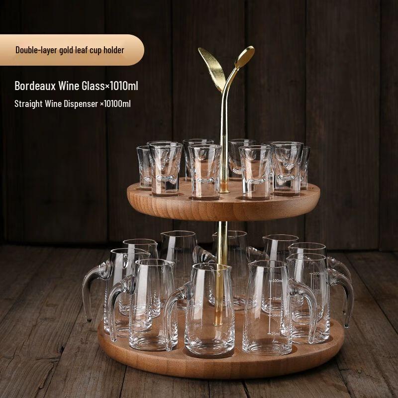 Chinesisches Kristallglas Baijiu Trinkgeschirr-Set