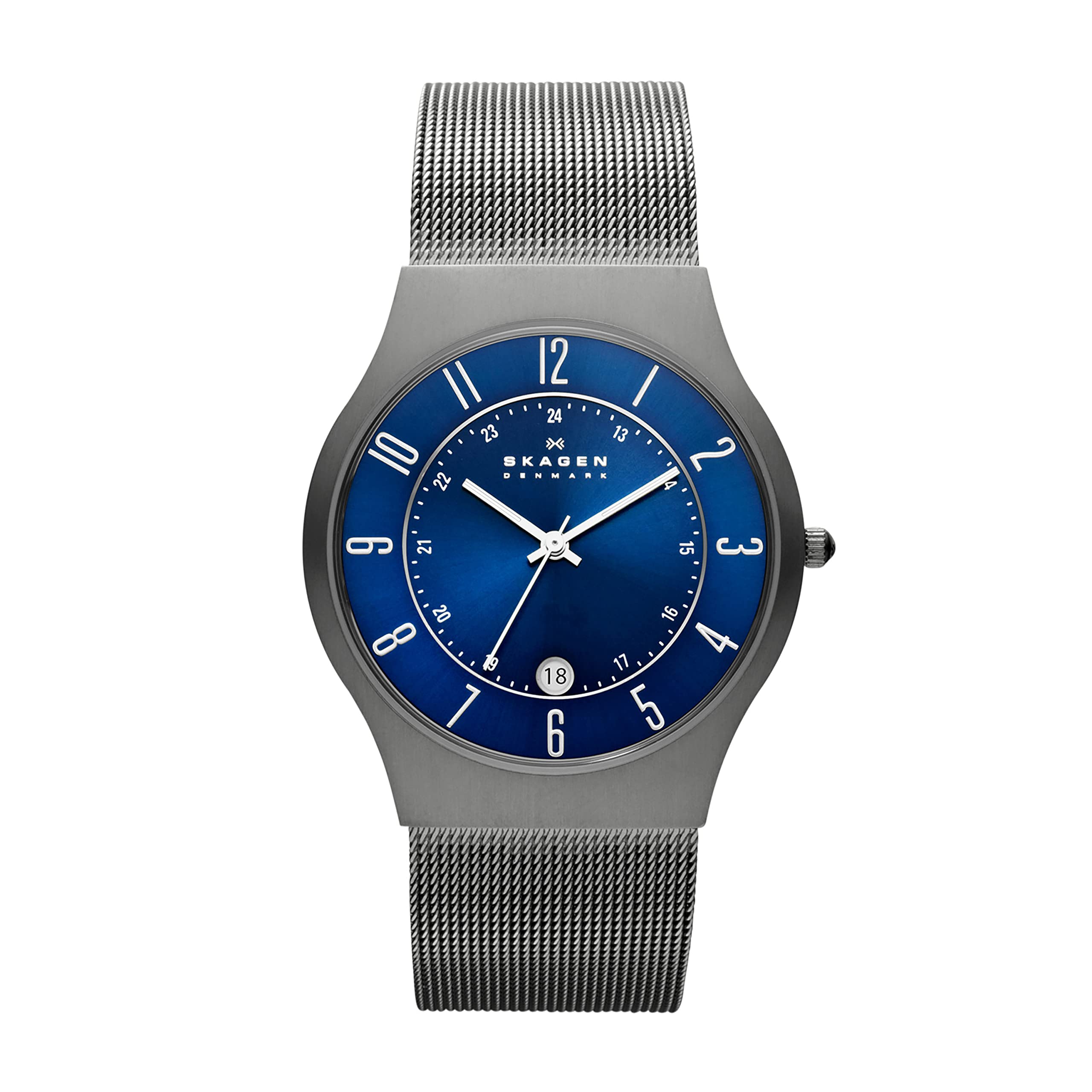 Мужские часы Skagen KLASSIK 233XLTTN, Официальный импорт, Серебристые