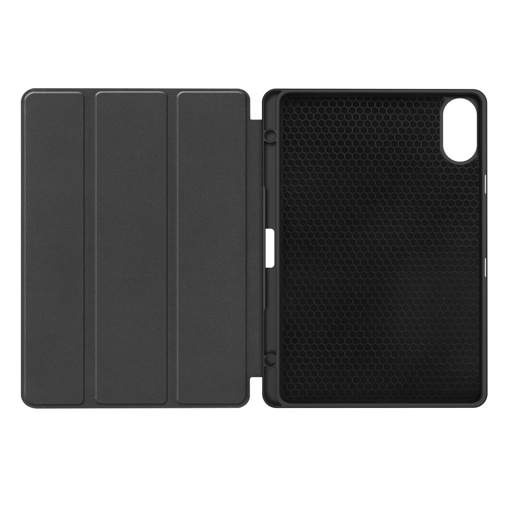 For Xiaomi Redmi Pad 2 Stand Case Shock-Absorbent Leather Tablet Cover with Pen Slot