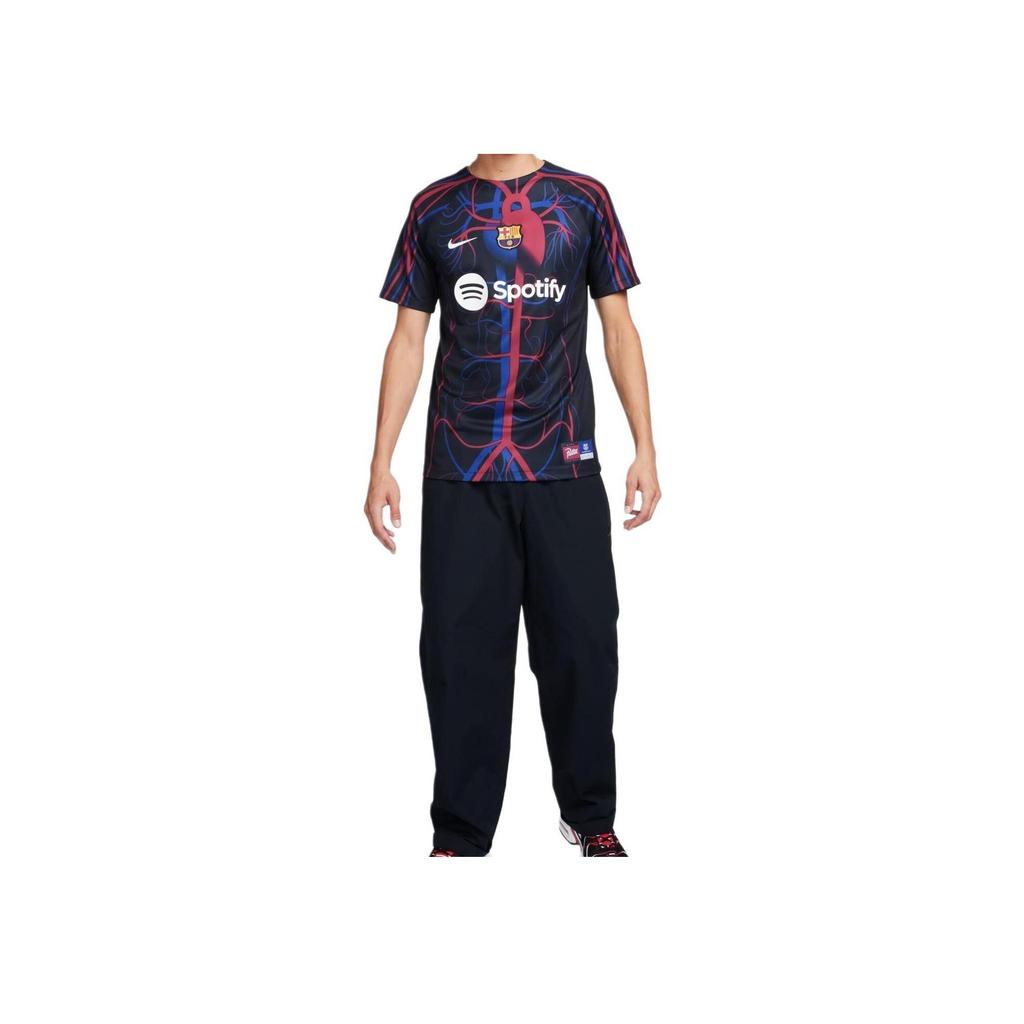 Nike FC Barcelona x Patta Dri-FIT Fotbalový top s krátkým rukávem Černá Pánské Topy FD2372-011