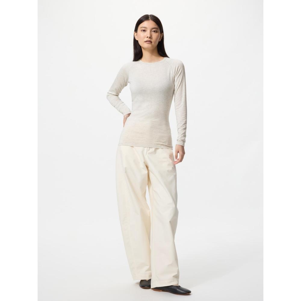 Uniqlo UlTra Warm HeaTTech Kaschmir-Mischung Rundhals-T