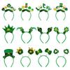 Irish Shamrock Headband Multiple Type Saint Patricks Day Headband for Adult