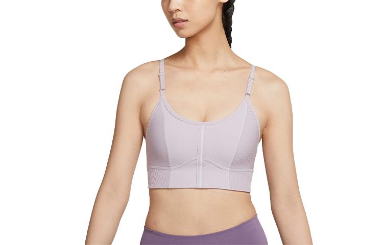 Nike Dri Fit Tank Tops Women s Dusty Purple Red Collarless Moderate Other DD1184-501 M