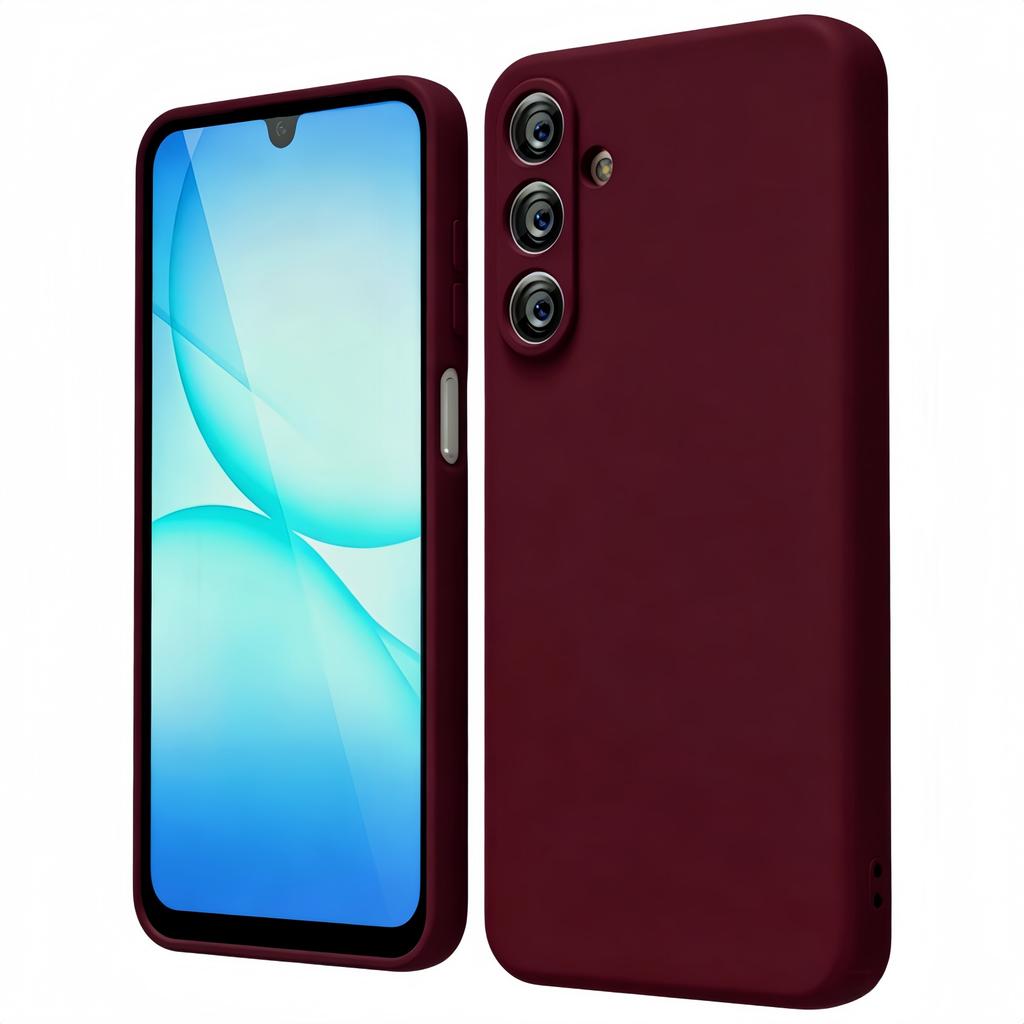 Noble Fashion Solid Colour Shockproof Protective Liquid Silicone Case For Samsung Galaxy A17 5G/4G