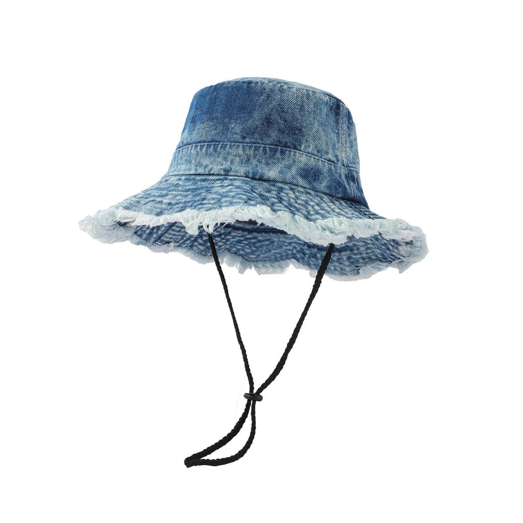 Opotřebovaný klobouk bucket v několika barvách Rybářský klobouk Se třepením Klobouk bucket pro dospělé Letní Jarní Sluneční Rybářský klobouk