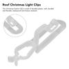 60Pcs Waterproof Roof Christmas Light Clips 1.8 X 2 X 8.5cm Outdoor Light Clips  Shingle Application