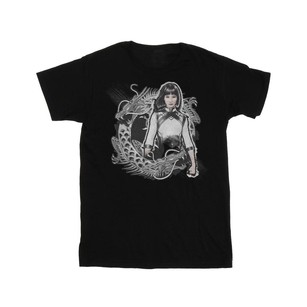 Marvel Mens Shang-Chi And The Legend Of The Ten Rings Xialing Dragon T-Shirt