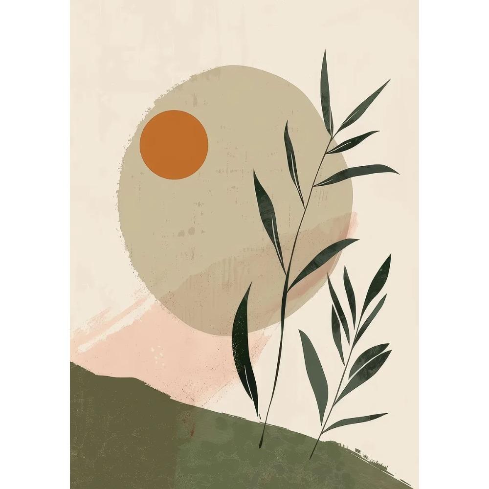 Abstract Flowers Botanical Posters Boho Line Neutral Flower Vase Prints Canvas Painting Girly Wall Art Pictures Home Room Decor