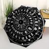 Spirit Board Ouija Board Game Divination Tool with Carrying Bag Umbrella, Portable 3 Fold Compact Umbrella for Men & Women,S175