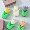 Tulip Flower-Shaped Scented Candle – Handmade Teacher's Day Gift & Party Favor