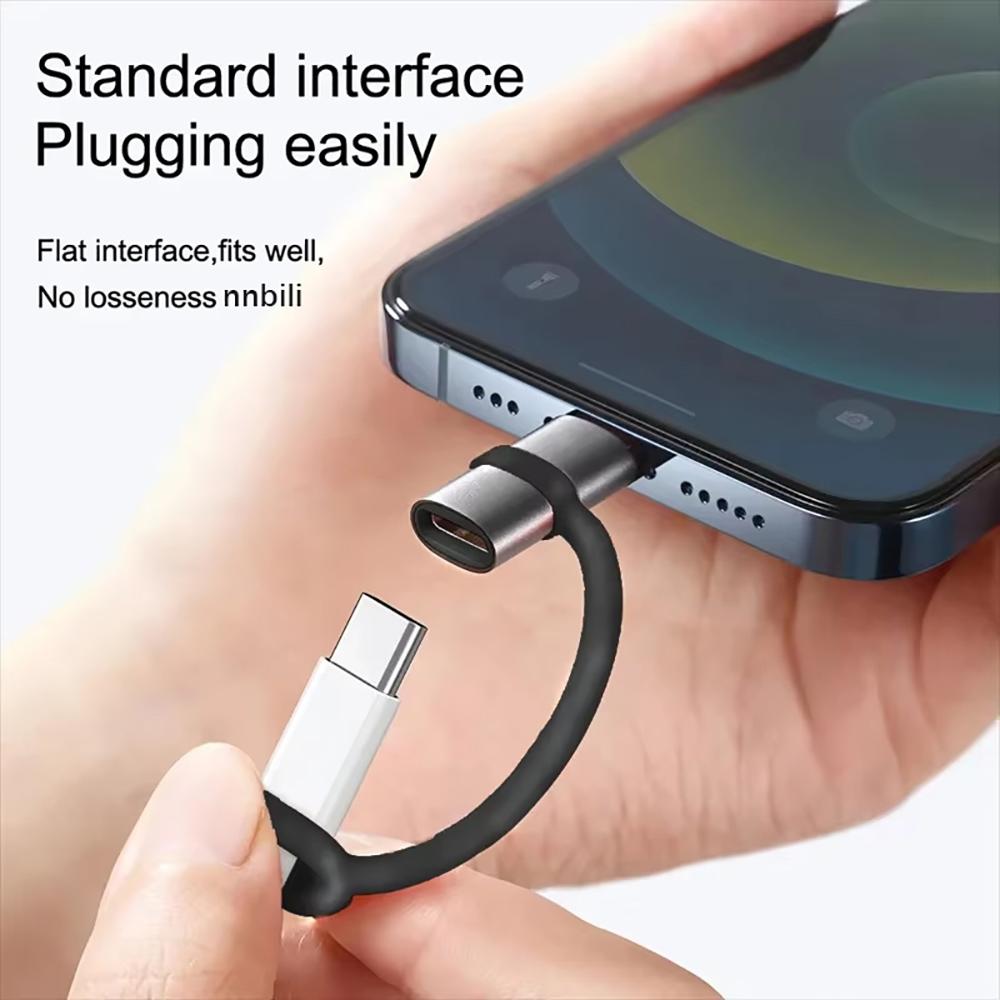 PD30W Dla IOS Żeński Na USB C Męski Konwerter Typ C Na Adapter iPhone Szybkie Ładowanie Adaptador Dla iPhone 15 14 13 Pro Max iPad