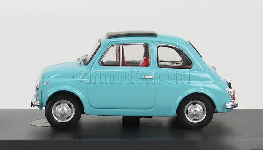 BRUMM 1/43 FIAT 500R 1972-1975 Closed Roof Butterfly Turquoise
