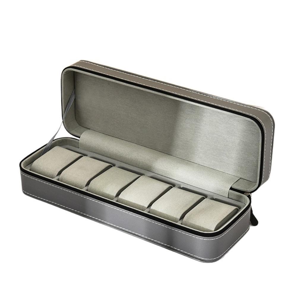 PU Watch Storage Box 6/10/12 Grids Watch Organizer Multipurpose Watch Display Box  Gift