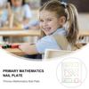 Toyvian Geometric Boards, Set of 3, with 30 Rubber Bands. A lightweight and portable learning board for children's math.