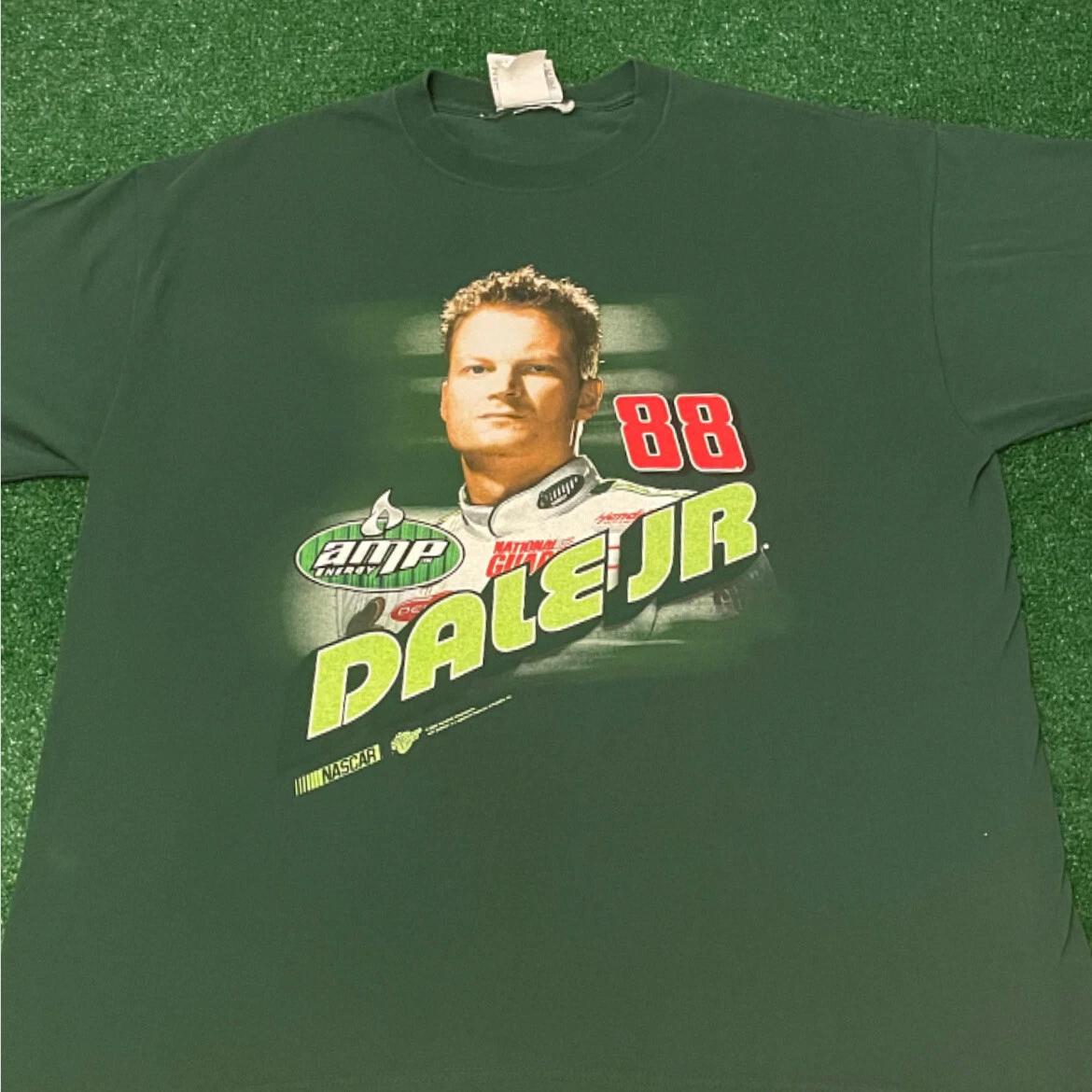 Vintage 90s Nascar Dale JR Amp Energy Nascar 2008 VTG Shirt Mens Size XL L