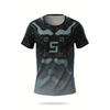 Summer New Outdoor Sports Training Shirt Zimbabwe Cricket 3D Print Breathable Quick Drying Cool Family Style Short Sleeved Shirt