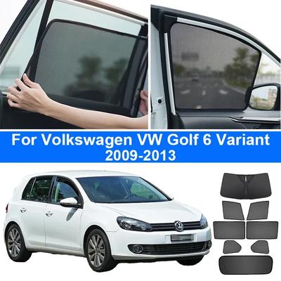Pour Volkswagen VW GOLF 6 Variant MK6 2009 2013 Pare-soleil de vitre de voiture Pare-brise Rideau de vitre latérale arrière Pare-soleil Visière