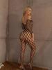 Women Sexy Erotic Fishnet Bodysuits Catsuit Transparent Open Crotch Clothes See Through Body Stockings Mesh Body Suits Lingerie