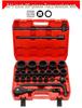 Heavy Duty 26-Piece 12-Point Socket Wrench Set for Auto Repair