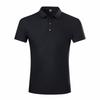Ice Silk Men's Stretch Polo Shirt: Summer Lightweight, High-End Business Casual, Short Sleeve, Turn-Down Collar