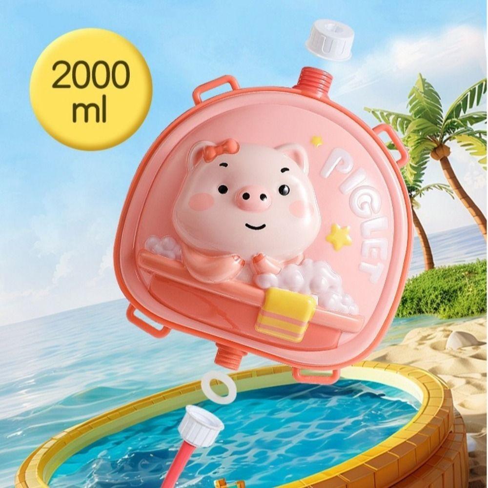 High Pressure Children Backpack Water Spray Toy Pull Type Water Pistol Toy  Summer