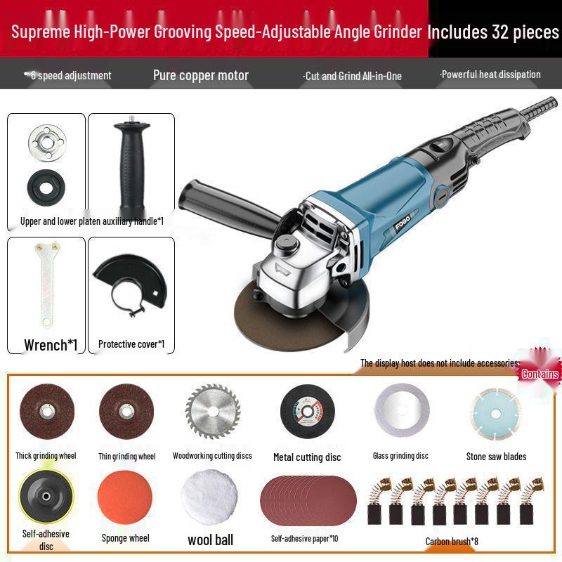 Fugle Multifunctional Angle Grinder & Polisher - Household Hand Tool