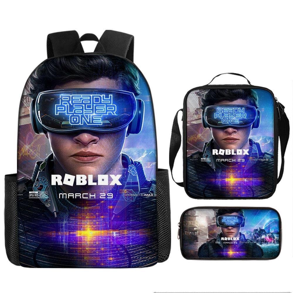 Robles Backpack Three-Piece Children'S Cartoon Backpack Large Capacity School Bag