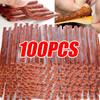 5/100pcs Tubeless Tire Repair Strips Stiring Glue for Tyre Puncture Emergency Car Motorcycle Bike Tyre Repairing Rubber Strips