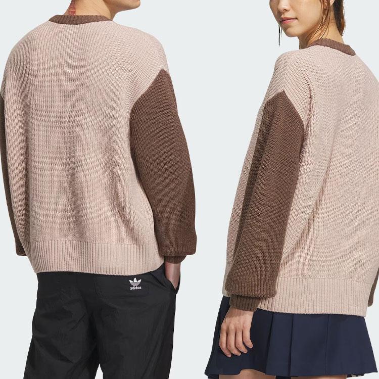 Adidas Originals Klasyczny Sweter Sportowy Unisex Bluzki Szary Brązowy IW6287