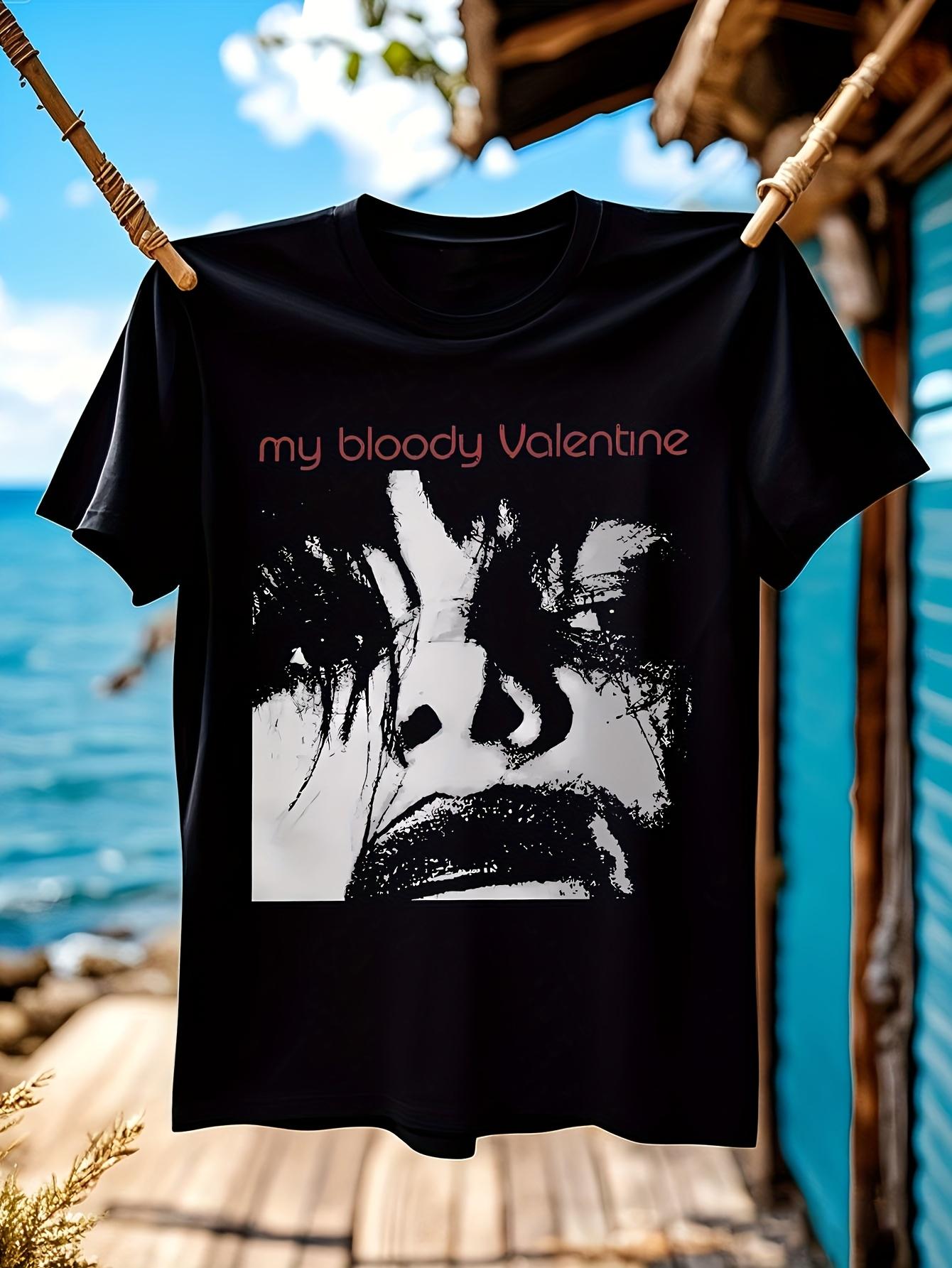 Смешная футболка My Bloody Valentine - Готическая Хоррор Комедия Графическая футболка L