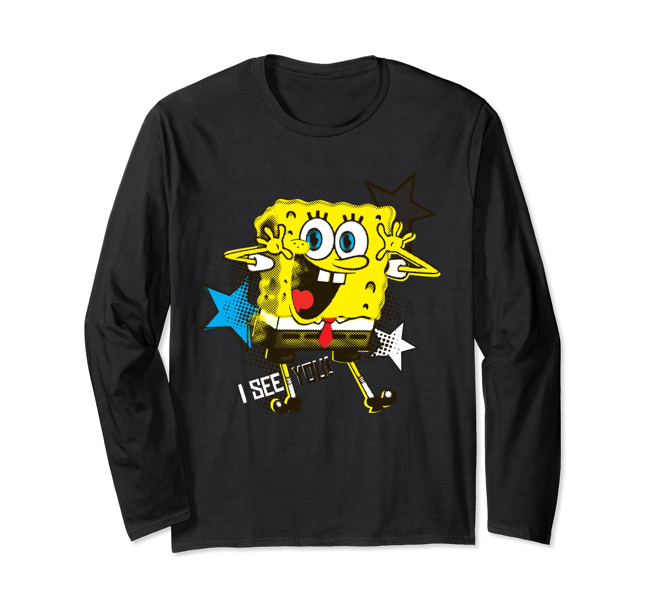 Футболка с длинным рукавом Spongebob Squarepants Spongebob See You чёрный