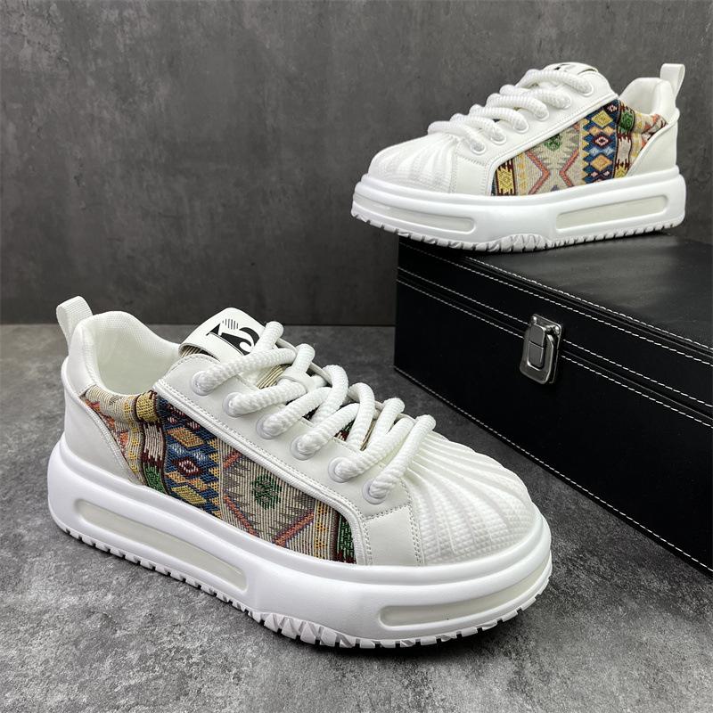 

Summer new breathable canvas casual shoes air cushion soft sole simple bjd 38