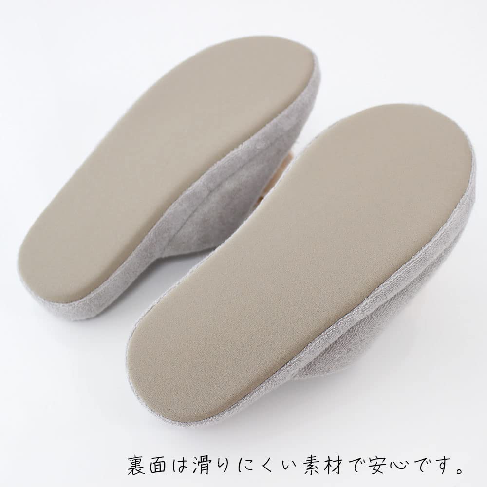 Comfort Room Shoes Size M Slippers, (gray),