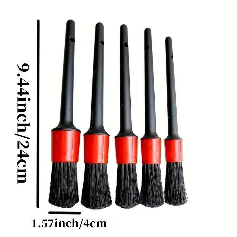 Motorcycle detail brush, car specific car wash brush, cleaning brush, car interior, air outlet, complete set of cleaning tools