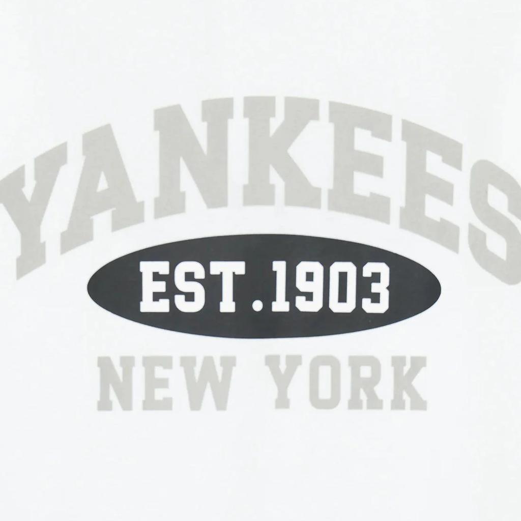 New MLB T-Shirt Unisex Ecru New York Yankees 3ATSV0843-50WHS