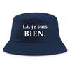 Frankreich Print BIEN Bob Wendbare Fischerhüte Herren Damen Baumwolle Outdoor Kappen Fischerhut Mädchen Junge Chapeau Bob Hüte