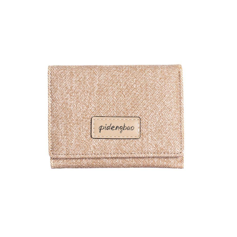Practical PU Leather Coin Purse New Design Portable Credit Card Holder Multi-pocket Women Short Purse Female