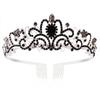 Bride's Crown Headwear Alloy Rhinestone Hair Band Wedding Crown Birthday Hair Accessory Style Headband Accessory
