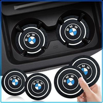 Tapis de Porte-Gobelet de Voiture Antidérapant Porte-Bouteille Sous-verres Accessoires de Voiture Pour M Performance Série 1 3 5 7 M3 M4 M5 M6 X1 X3 X5 X6 X7 E30 E34 E36 E39 E4
