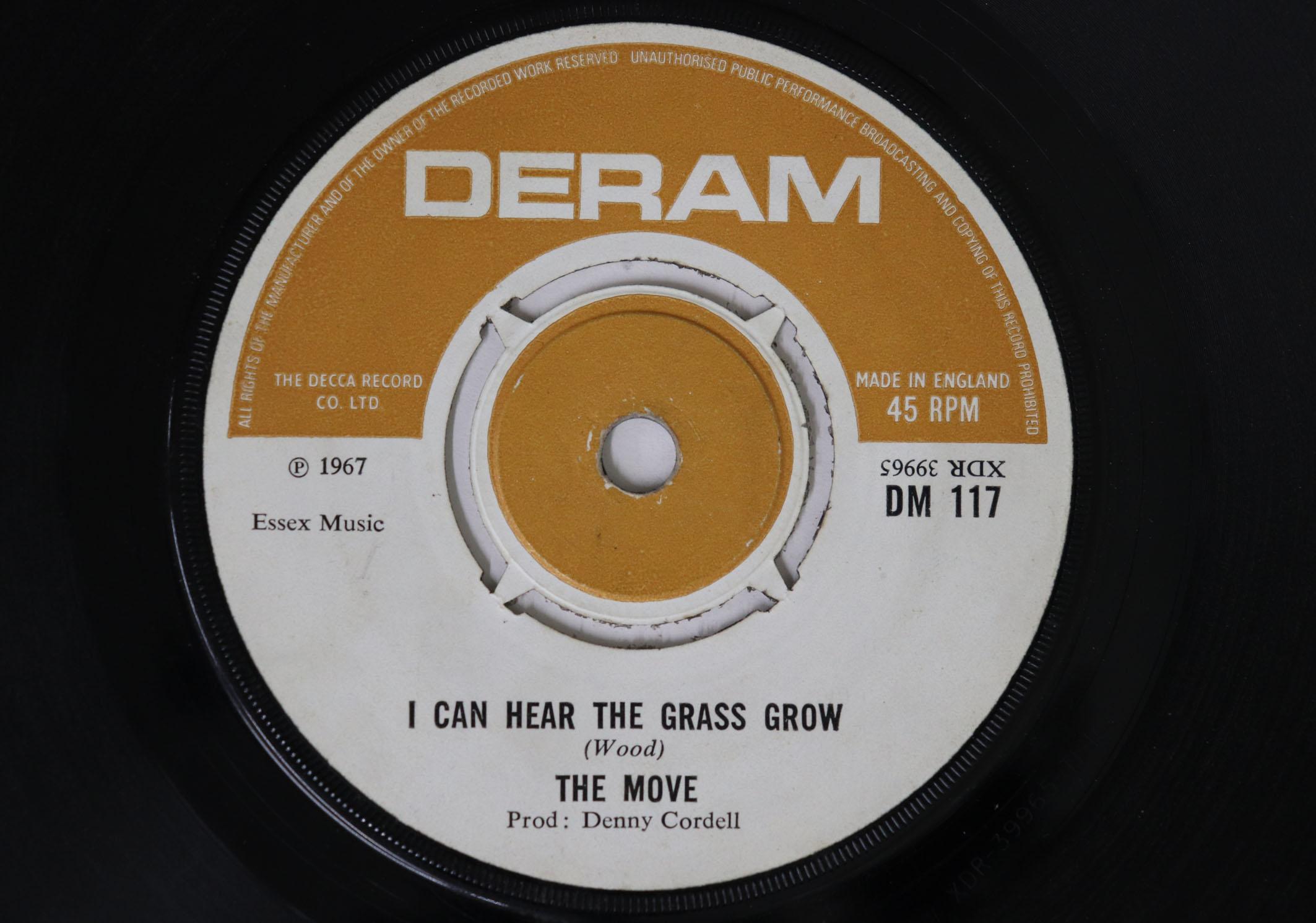

7inch Record MOVE I Can Hear The Grass Grow DM117 DERAM 1967 UK Rock Used