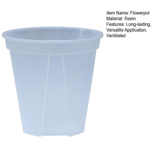 Orchid Planter Pot Flowerpot with Side Ventilation Slots Plant Pot with Drainage Holes for Phalaenopsis Succulents Roses Hydrangeas