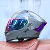 DOT Certified Modular Motorcycle Helmet Men Women All Season Flip Up Design Reinforced ABS Street Bike Protective Headgear