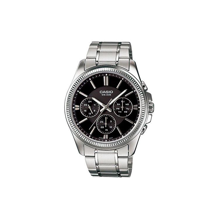 

Casio Standard Series Casual Trend Business Quartz Movement Stainless Steel Strap Mens Watch Black Dial Men watches MTP-1375D-1AVDF Single Watch,Black Dial,Random Watch Box
