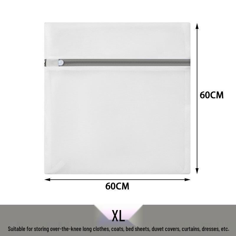 Spot Gray Coarse & Fine Mesh Laundry Bag - Anti-Deformation, Machine Washable Care Bag